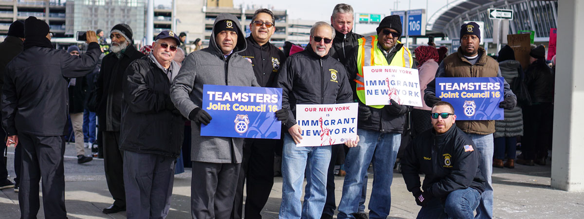 New York Teamsters Stand with Immigrants