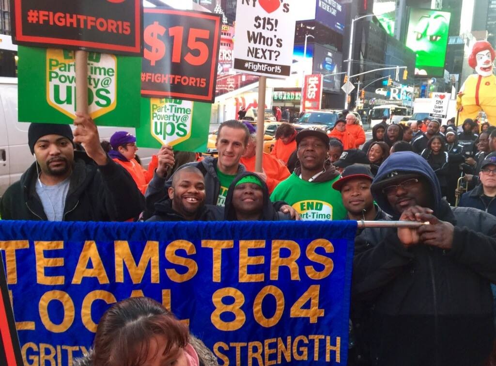 Teamsters Local 804 at Fight for $15