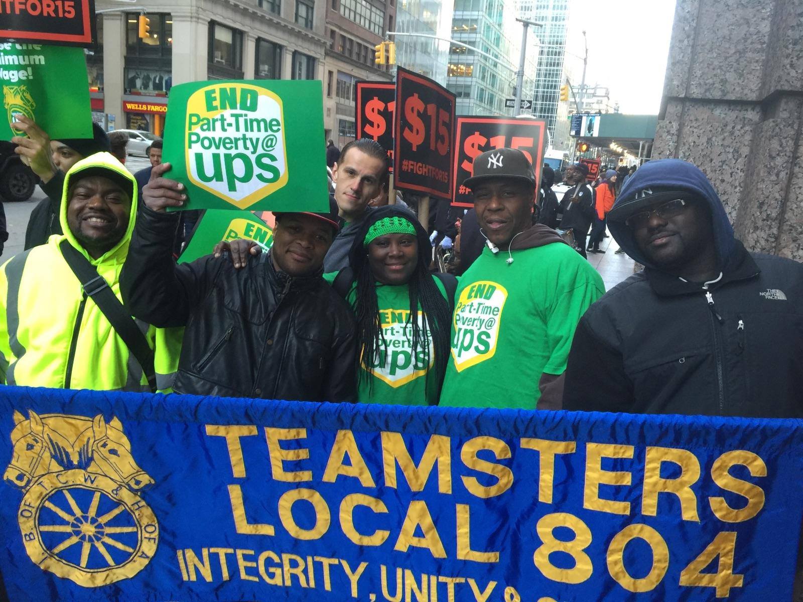 Teamsters Local 804 at Fight for $15