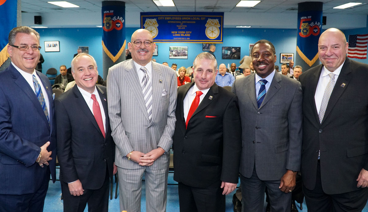 New York City Teamster Leaders Inaugurate New Term