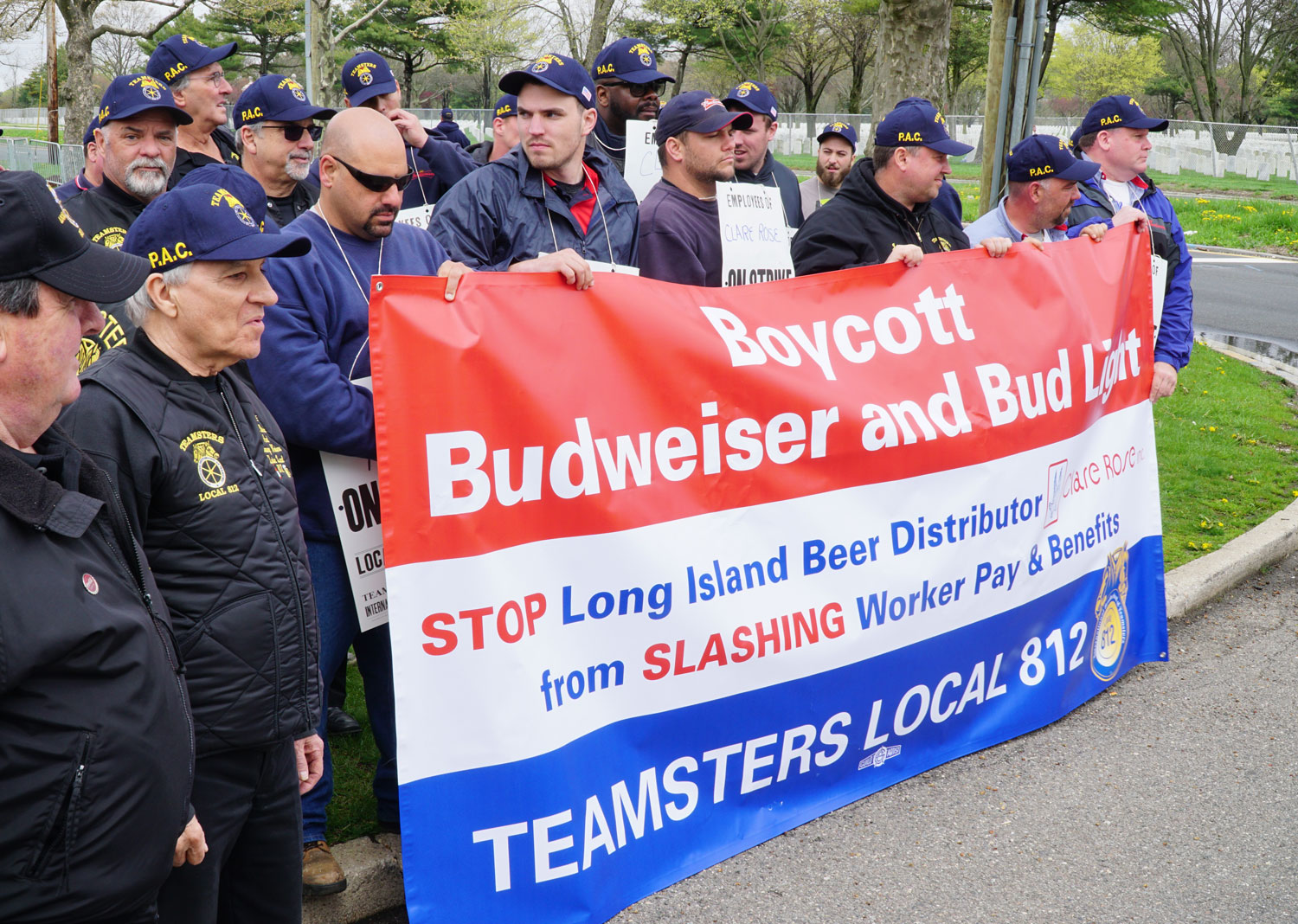 Clare Rose boycott sign