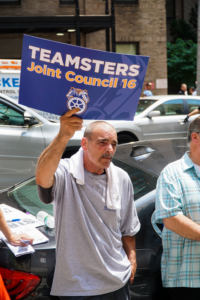 Waldners workers rally at New York Presbyterian