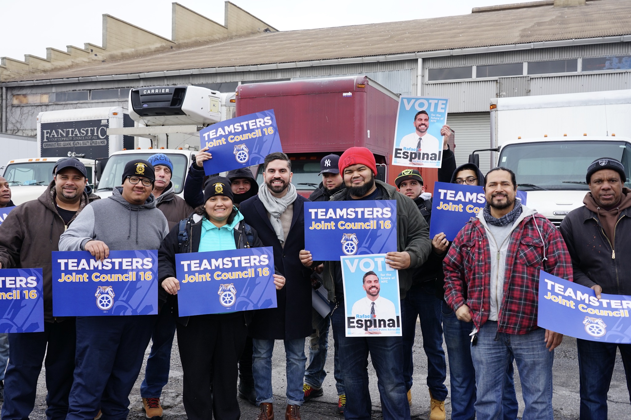 Teamsters Endorse Rafael Espinal for Public Advocate Teamsters