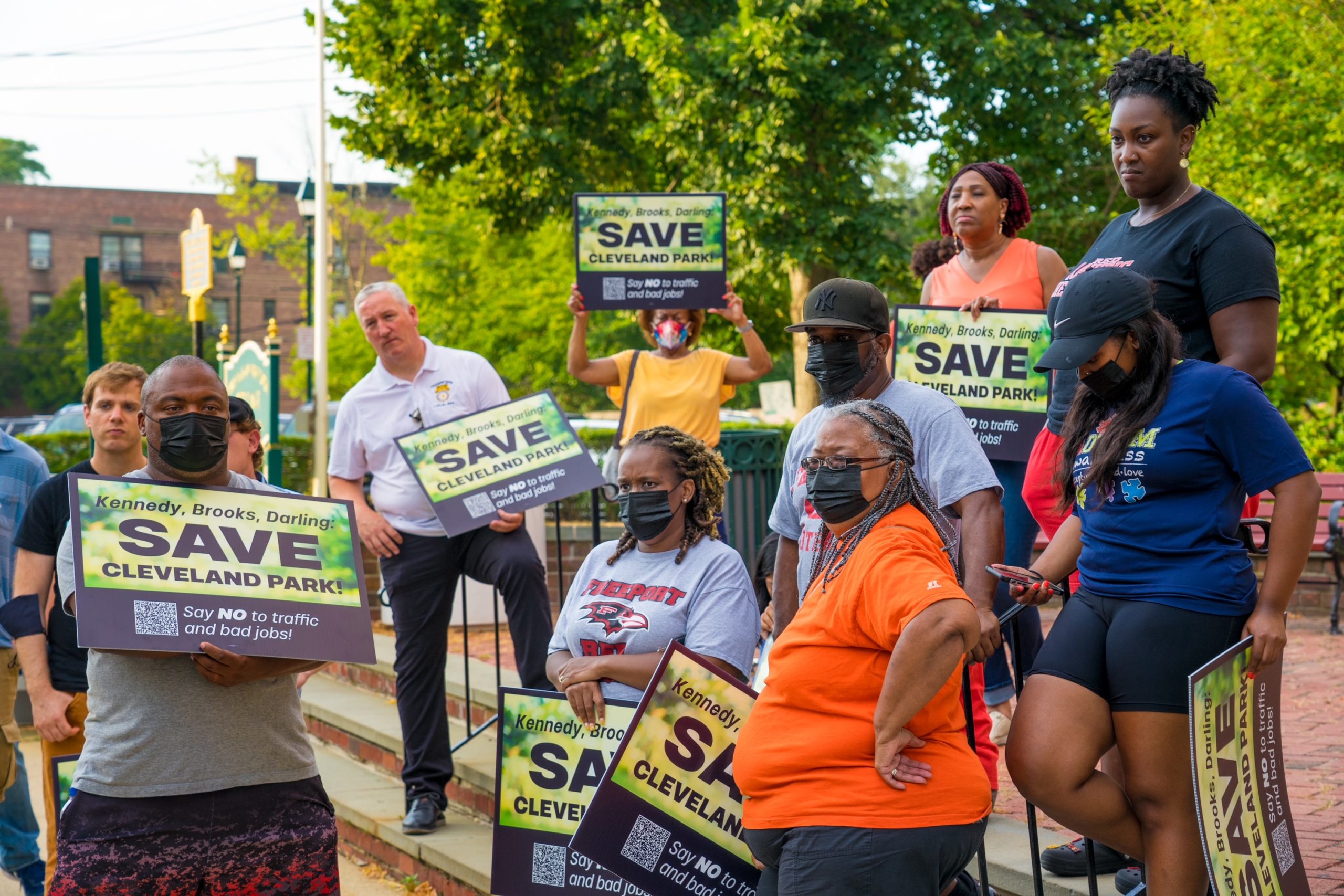 Save Cleveland Park rally